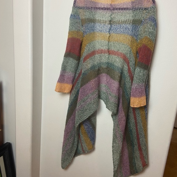 Spense Striped Open Front Cardigan - Picture 2 of 9